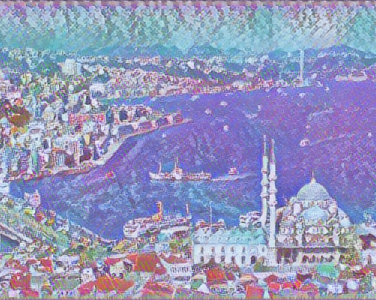 Yapay Zekadan Ebruli İstanbul Yorumu