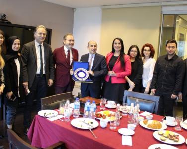 Mentorumuz Cüneyd Zapsu öğrencilerimizle buluştu