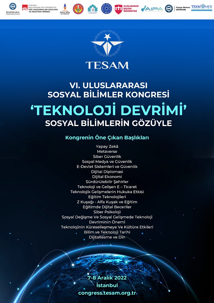 Bölüm Başkanımız Doç. Dr. Şebnem Özdemir, TESAM tarafından düzenlenen Teknoloji Devrimi Kongresi'nin Dijital Döngüsel Ekonomi ve Yapay Zeka bölümüne konuşmacı olmak üzere katıldı.