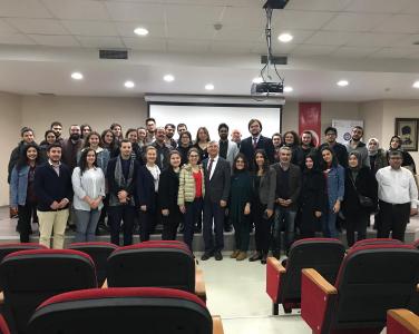 Prof. Dr. Mesut Hakkı CAŞIN Marmara Üniversitesi'nde 